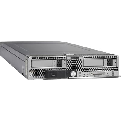 Cisco B200 M4 Blade Server - 2 Xeon E5-2630 v4 2.20 GHz - 128 GB RAM - 12Gb/s SAS, Serial ATA/600 Controller