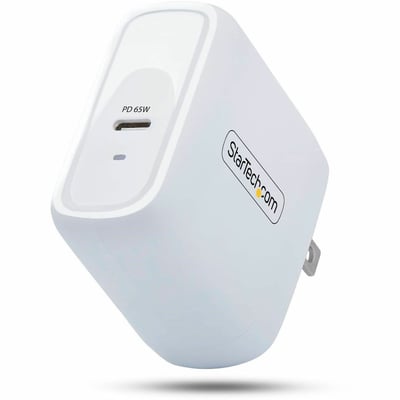 65W USB-C LAPTOP CHARGER GAN WITH POWER ADAPTER BRICK