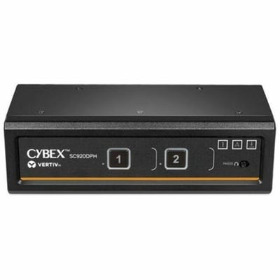 Vertiv Cybex SC900 Secure KVM | Dual Head | 2 Port Universal DisplayPort | NIAP version 4.0 Certified
