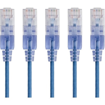 MONOPRICE SLIMRUN CAT6A ETHERNET PATCH CABLE - SNAGLESS RJ45, STRANDED, 550MHZ