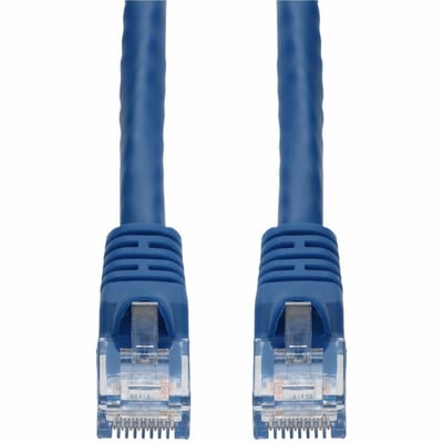 AddOn 10-Pack 7ft Blue CAT 6 PVC Ethernet Cable Snagless Bubble Boot RJ-45 M/M Bulk Bag Packaged, No Twist Ties