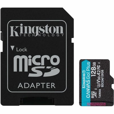 LA 128GB MICROSDXC CANVAS GO PLUS GEN4 200MB/S A2 U3 V30 CARD +