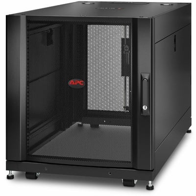 APC by Schneider Electric NetShelter SX 12U Server Rack Enclosure 600mm x 1070mm w/ Sides Black
