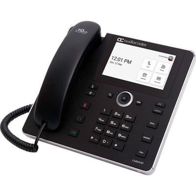 C450HD IP-PHONE POE GBE WITH INTEGRATED BT, DUAL BAND WIFI AND AN EXTERNAL POWER