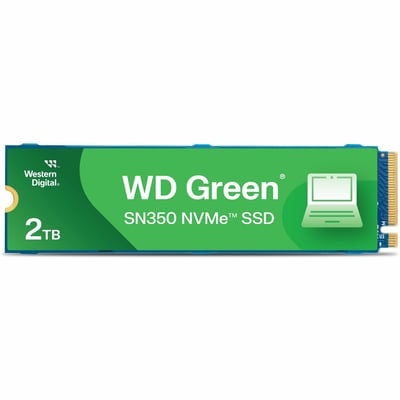 WD Green SN350 WDS200T3G0C 2TB Solid State Drive - M.2 2280 Internal - PCI Express NVMe