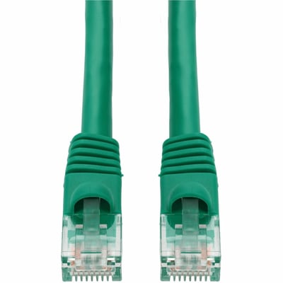 AddOn 52ft Green CAT 6 PVC Ethernet Cable Snagless Bubble Boot RJ-45 M/M
