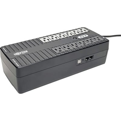 Tripp Lite by Eaton UPS 900VA 480W Standby UPS - 12 NEMA 5-15R Outlets 120V 50/60 Hz 5-15P Plug ENERGY STAR Desktop/Wall