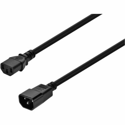 MONOPRICE EXTENSION CORD - IEC 60320 C14 TO IEC 60320 C13_ 14AWG_ 15A/1875W_ 3-P