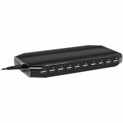 Tripp Lite by Eaton 10-Port USB Charging Station with Adjustable Storage 12V 8A (96W) USB Charger Output