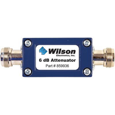 Wilson 6 dB Cellular Signal Attenuator, 50 Ohm (N Female Connectors)