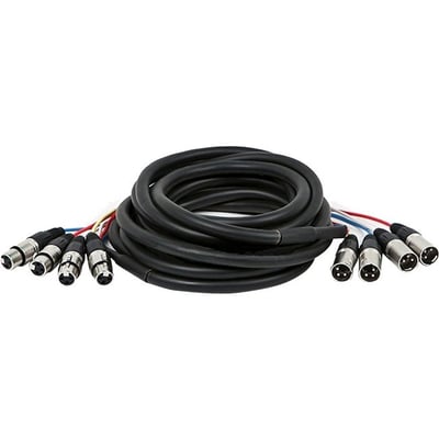 CHANNEL-4 XLR M/XLR F SNAKE CABLE 20F