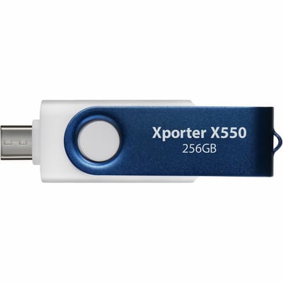 PATRIOT XPORTER X550 256GB USB 3.2 GEN 1 SWING TYPE-A+C BW