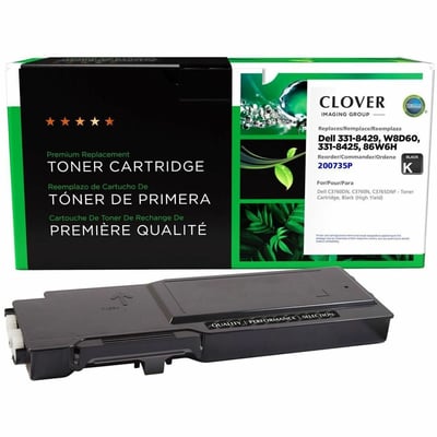 Clover Imaging Remanufactured High Yield Black Toner Cartridge for Dell C3760