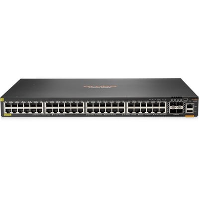 HPE 6300F 48-port 1GbE Class 4 PoE and 4-port SFP56 Switch