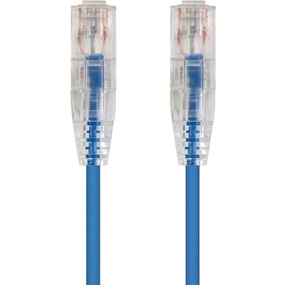 SLIMRUN CAT6 UTP CABLE-7FT BLUE