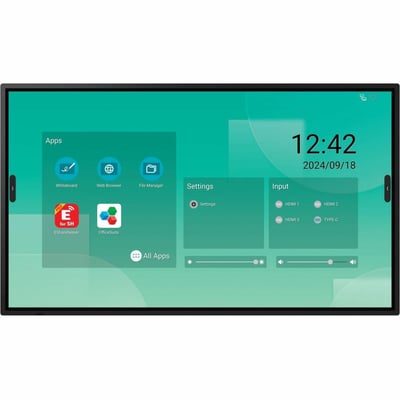 43IN LED LCD INTERACTIVE WHITEBOARD 3840 X 2160 (UHD) 18/7