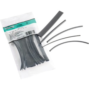 HEAT SHRINK THIN 2PC EA .38 -1IN BLK EA