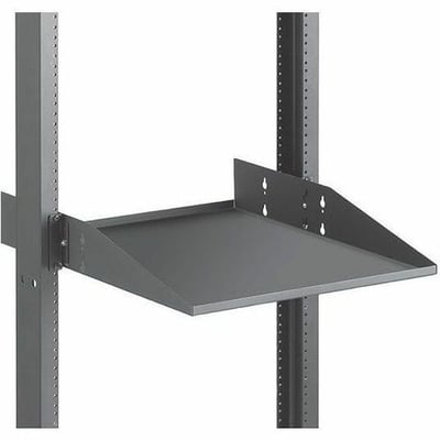 Ortronics Equipment Shelf - Solid - 23 in Mounting - 21.75 in D