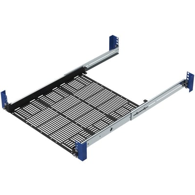 1U LIGHT DUTY SLIDING LAPTOP SHELF 18 DEPTH