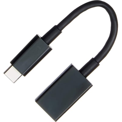 4XEM USB-C Male to USB-A Female Adapter Black