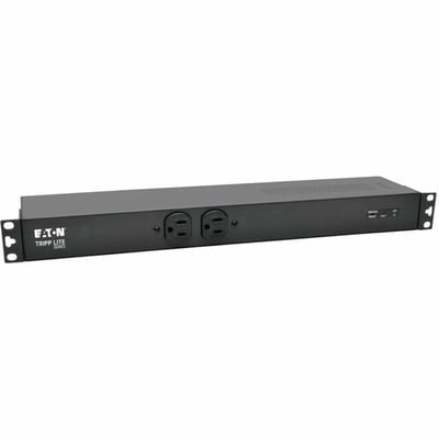 Tripp Lite by Eaton PDU 2kW 100-127V Single-Phase Basic PDU with ISOBAR Surge Protection - 3840 Joules 14 Outlets L5-20P Input (5-20P Adapter) 6 ft. Cord 1U