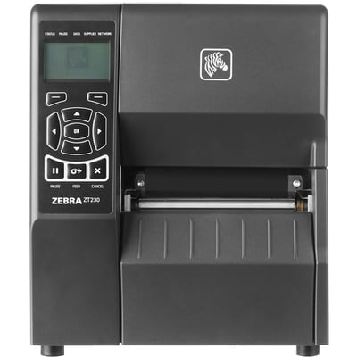Zebra ZT230 Industrial Direct Thermal/Thermal Transfer Printer - Monochrome - Label Print - Fast Ethernet - USB - Serial