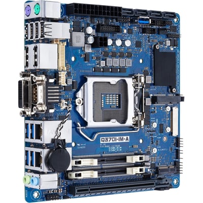Asus Q370I-IM-A Desktop Motherboard - Intel Q370 Chipset - Socket H4 LGA-1151 - Mini ITX