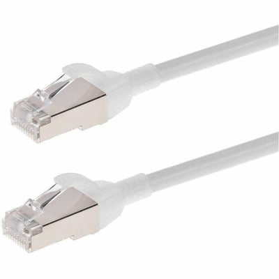 MONOPRICE SLIMRUN CAT6A ETHERNET PATCH CABLE - SNAGLESS_ DOUBLE SHIELDED_ COMPON