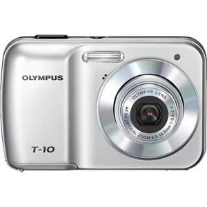 Olympus T-10 10 Megapixel Compact Camera - Silver