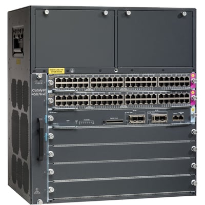 SWITCH CAT4500 E-SERIES 7-SLOT CHASSIS, FAN, NO PS, RED SUP CAPABLE, 248630 HOUR