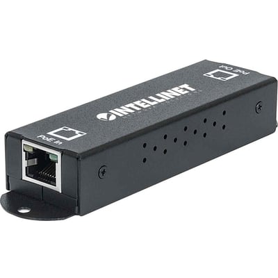 INTELLINET 1-PORT GIGABIT HIGH-POWER POE+ EXTENDER REPEATER, IEEE 802.3AT/AF POW