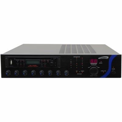 60W PA MIXER AMPLIFIER WITH USBTUNERCD