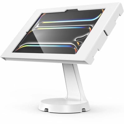 IPAD AIR M2 & M3 11IN, APEX ENCLOSURE MAST STAND - WHITE