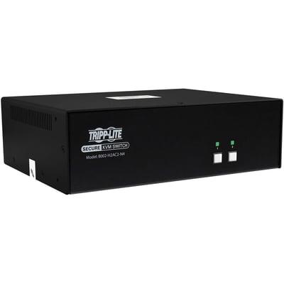 Tripp Lite by Eaton Secure KVM Switch, 2-Port, Dual Head, HDMI to HDMI, 4K, NIAP PP4.0, Audio, CAC, TAA