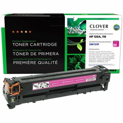 Clover Imaging Remanufactured Magenta Toner Cartridge for HP 125A (CB543A)