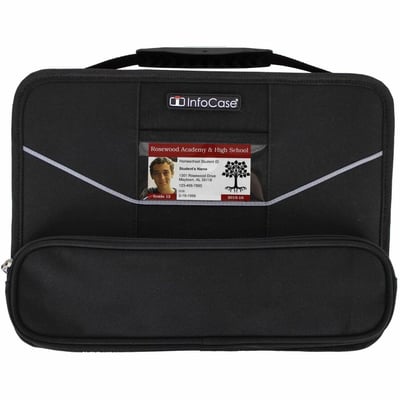 INFOCASE ALWAYS-ON NOTEBOOK CASE WITH POCKET FOR MOST POPULAR 13-14 CHROMEBOOKS