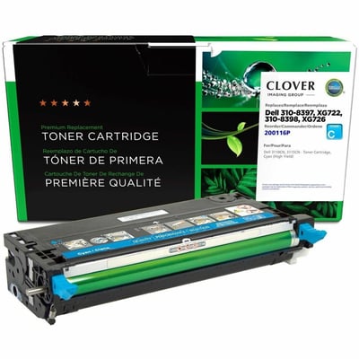 Clover Imaging Remanufactured High Yield Cyan Toner Cartridge for Dell 3110/3115