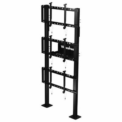 MODULAR VIDEO WALL CART 1X3