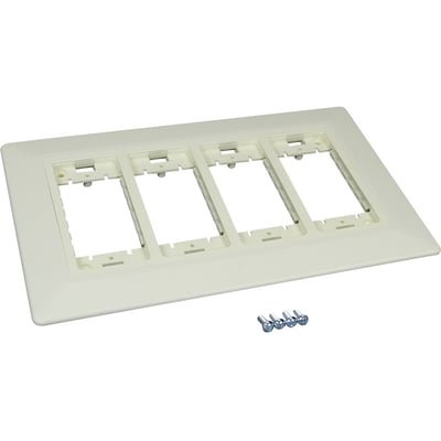 Wiremold WSA07-4AWH Mounting Bracket for Gang Box - White