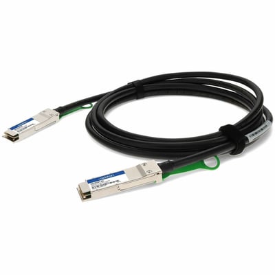 AddOn Calix&reg; Compatible TAA Compliant 100GBase-CU QSFP28 to QSFP28 Direct Attach Cable (Passive Twinax, 50cm, 30AWG, -40 to 85C)
