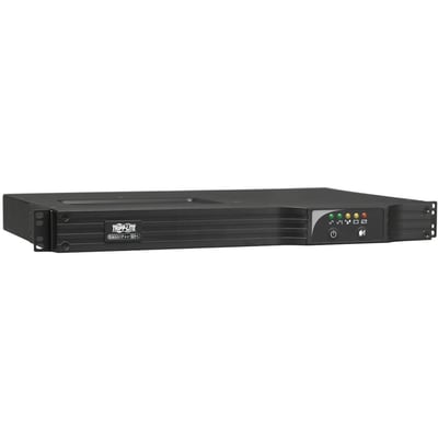 Tripp Lite by Eaton UPS SmartPro 120V 750VA 600W Line-Interactive Sine Wave UPS 1U Rack/Vertical Network Management Card Options USB DB9 Serial
