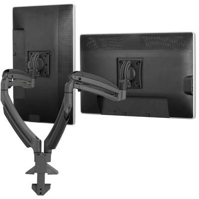 Chief Kontour K1D Dynamic Dual Monitor Arm Desk Mount - For 10-32 Inch Monitors - Display Desk Mount - Black
