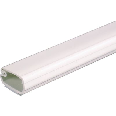 Wiremold Uniduct One-Piece Latching Raceway Fitting - White