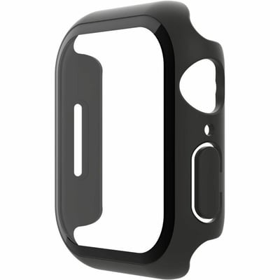 GLASS APPLE S8/7/SE/6/5/4 45MM TG BUMPER AM BLACK 03-RETAIL BOX