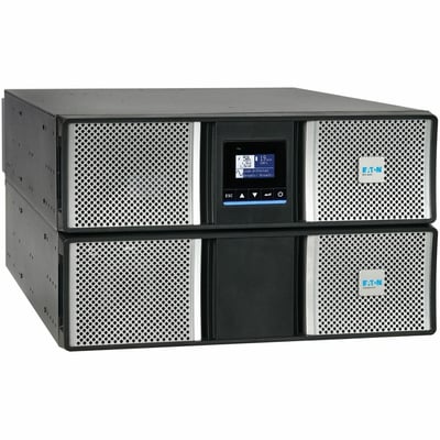 Eaton 9PX G2 3000VA 3000W 208/120V Online Double-Conversion UPS - L6-30P Input, 6x 5-20R, 1x L6-30R, 1x L14-30R, Cybersecure Network Card, Extended Run, 6U Rack/Tower