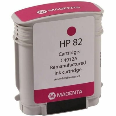 WF Remanufactured High Yield Magenta Wide Format Ink Cartridge for HP 82 (C4912A)