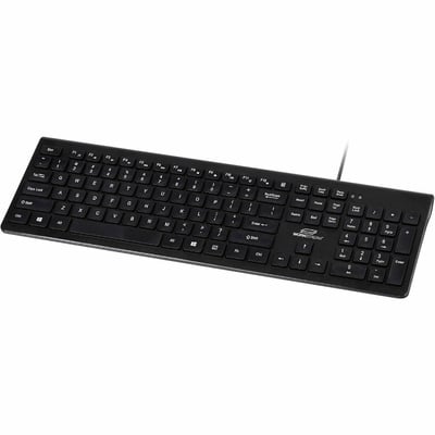 WORKSTREAM BY MONOPRICE LOW-PROFILE SPILL-RESISTANT SILENT KEYBOARD - MEMBRANE_