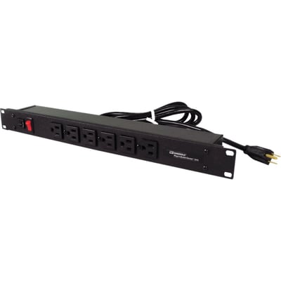 Wiremold J60B0B 6-Outlets Power Strip