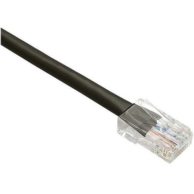 UNC CAT6 PATCH CABLE, 06 FT BLACK. HIGH-PERFORMANCE CAT6 ETHERNET CABLE DESIGNED