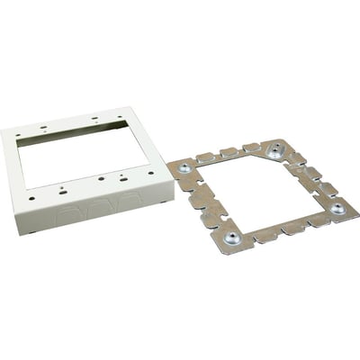 Wiremold 500/700 Two-Gang Flush Type Extension Adapter Fitting
